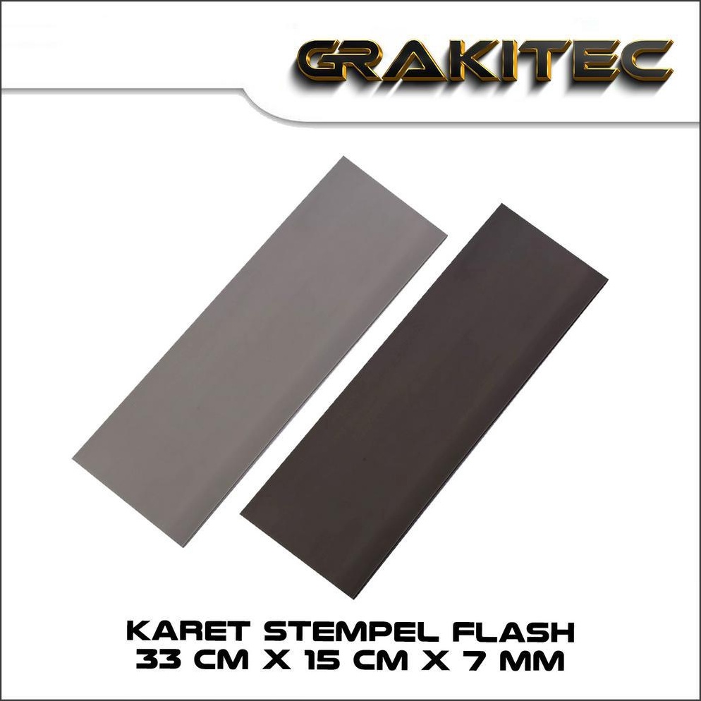 

KODE T4V8 Karet Stempel Flash 33 CM X 15 CM X 7 MM GRAKITEC