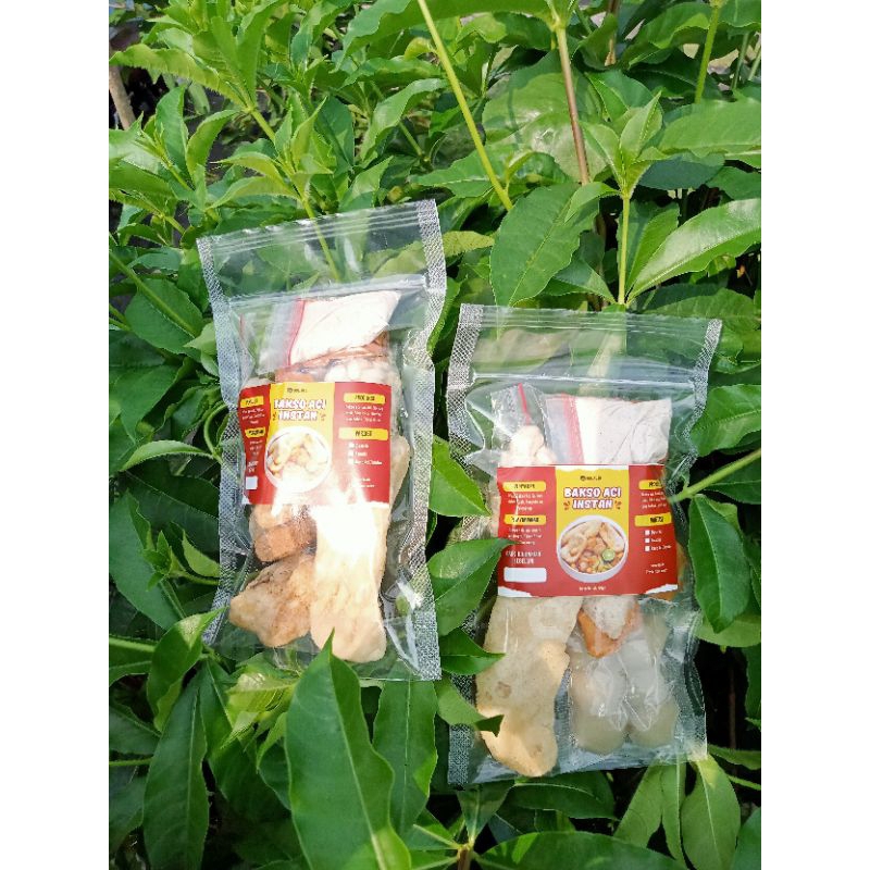 

Baso Aci instant porsi cukup Paket Lengkap