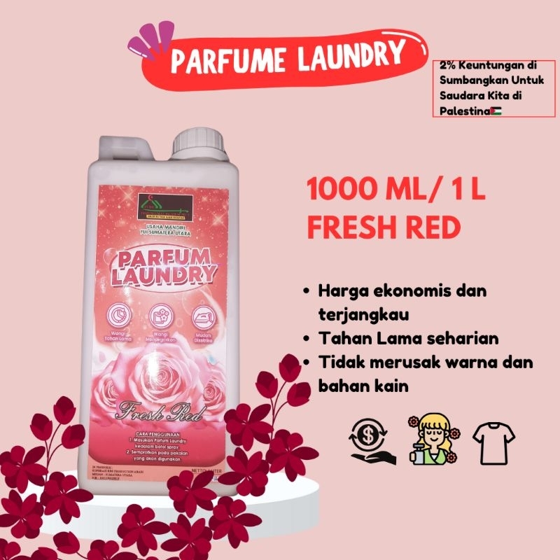 PARFUME LAUNDRY| FRESH RED| DONASI UNTUK PALESTINA