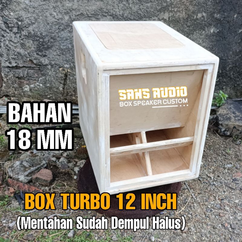 Box speaker turbo 12 inch