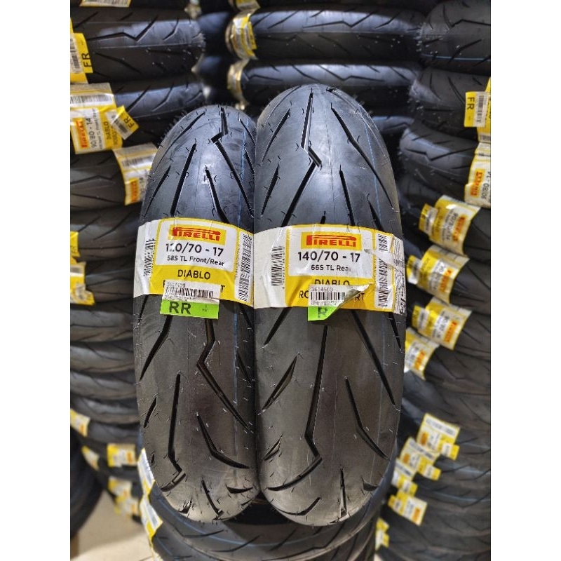 Pirelli diablo rosso sport 120/70-17 & 140/70-17