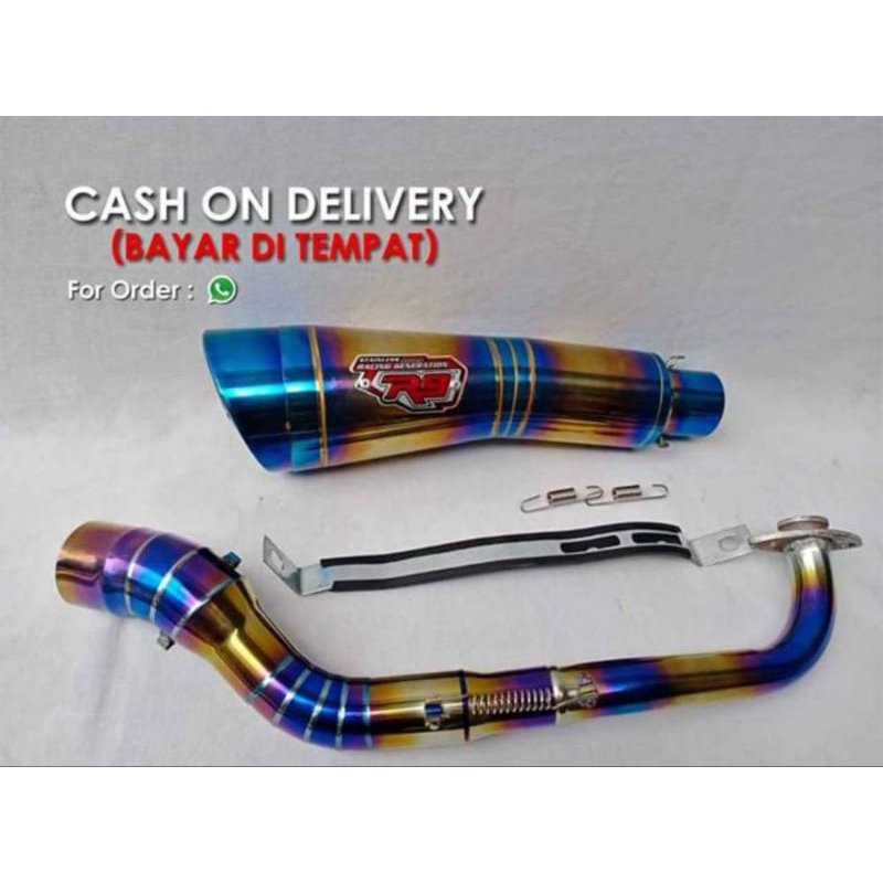 knalpot racing R 9 motor SATRIA FU,VIXION new, sonic injeksi/jupiter mx old