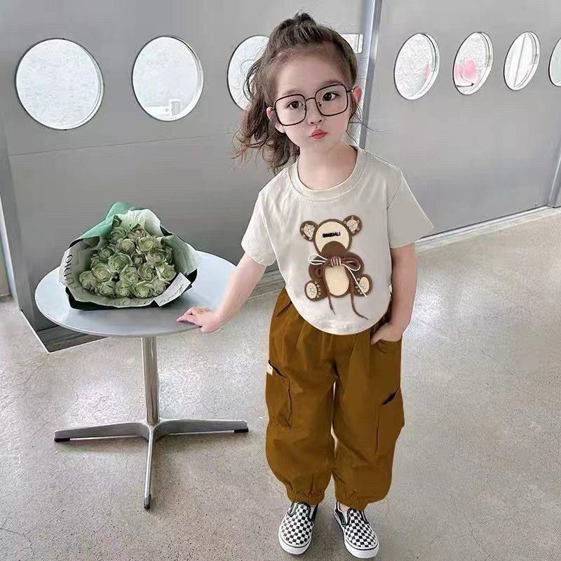 SETELAN BAJU ANAK PEREMPUAN /SET bear BAJU ANAK CEWEK 5 TAHUN BAJU ANAK 3 TAHUN