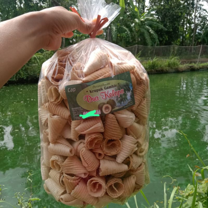 

KERUPUK/OPAK GAMBIR DUA KELAPA 1KG