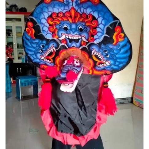 Mega mainan anak topeng barongan caplok barong caplokan