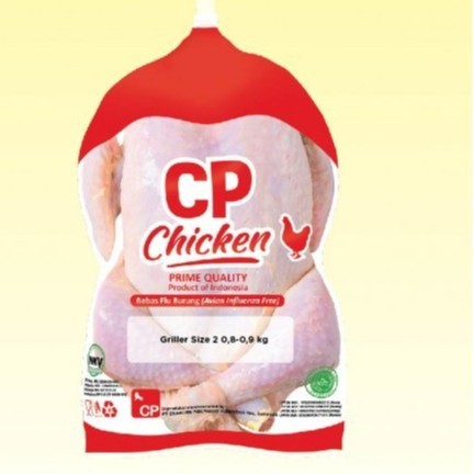

Prima Ayam utuh Frozen Prime Quality Bebas Flu Burung 0.8- 1 KG - 0.9-1 KG