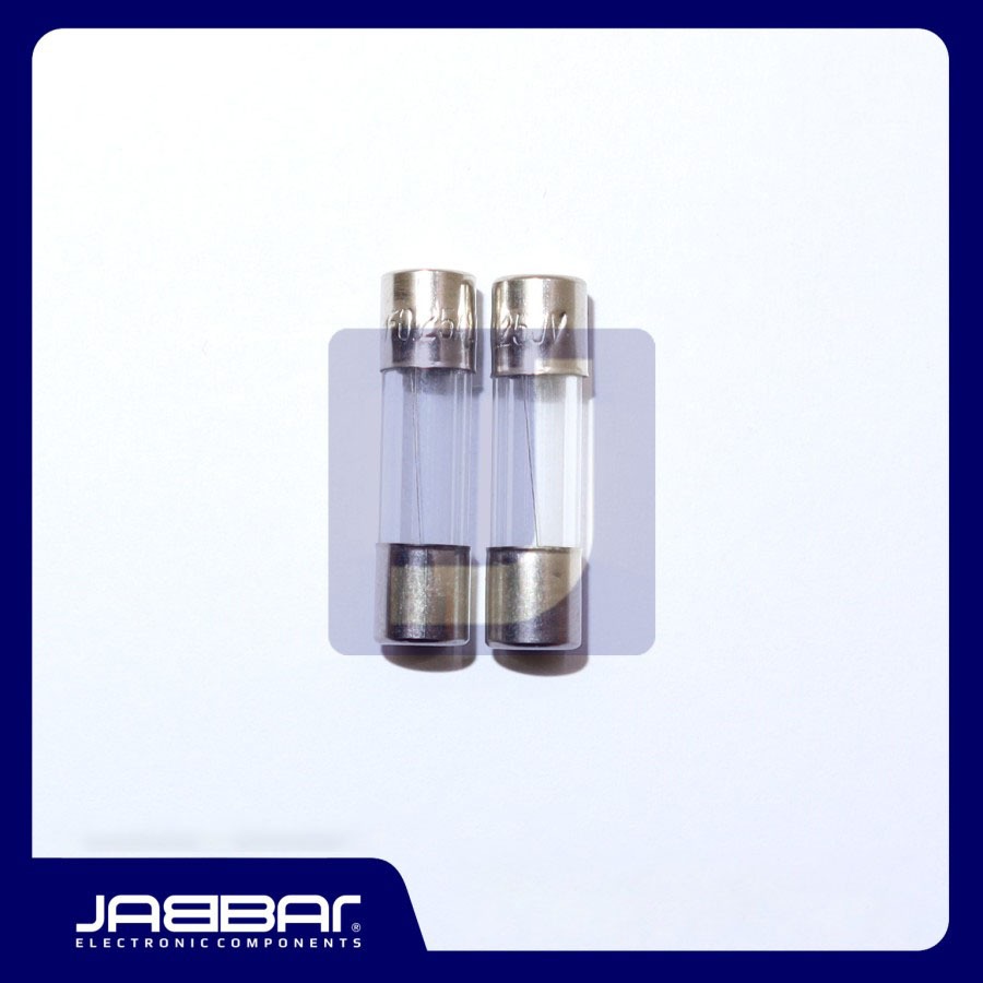 F0.25AL250V - 0.25mA 250V FUSE GLASS 5x20mm
