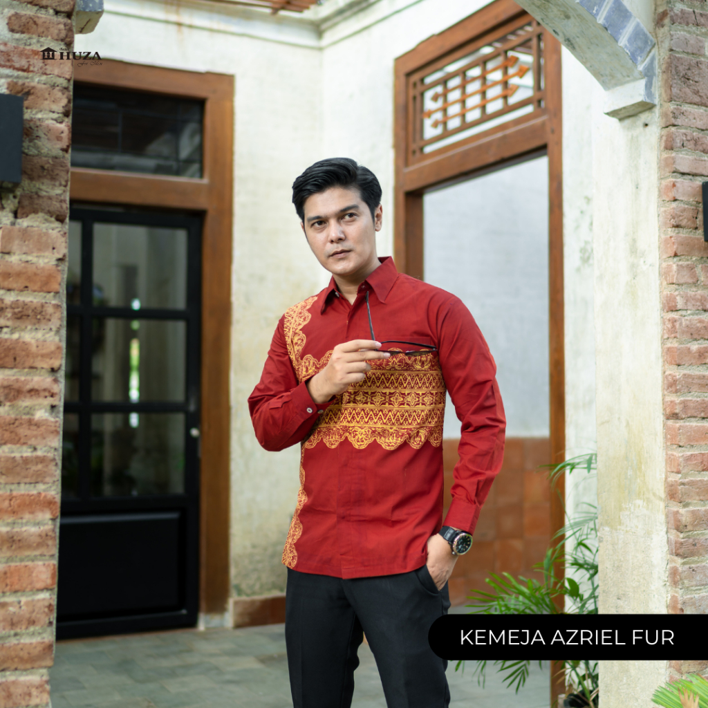 Batik Huza Men | Kemeja Batik Pria | Kemeja Azriel Fur