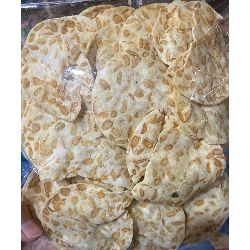 

keripik tempe garing renyah cruncy cemilan tempe khas bandung