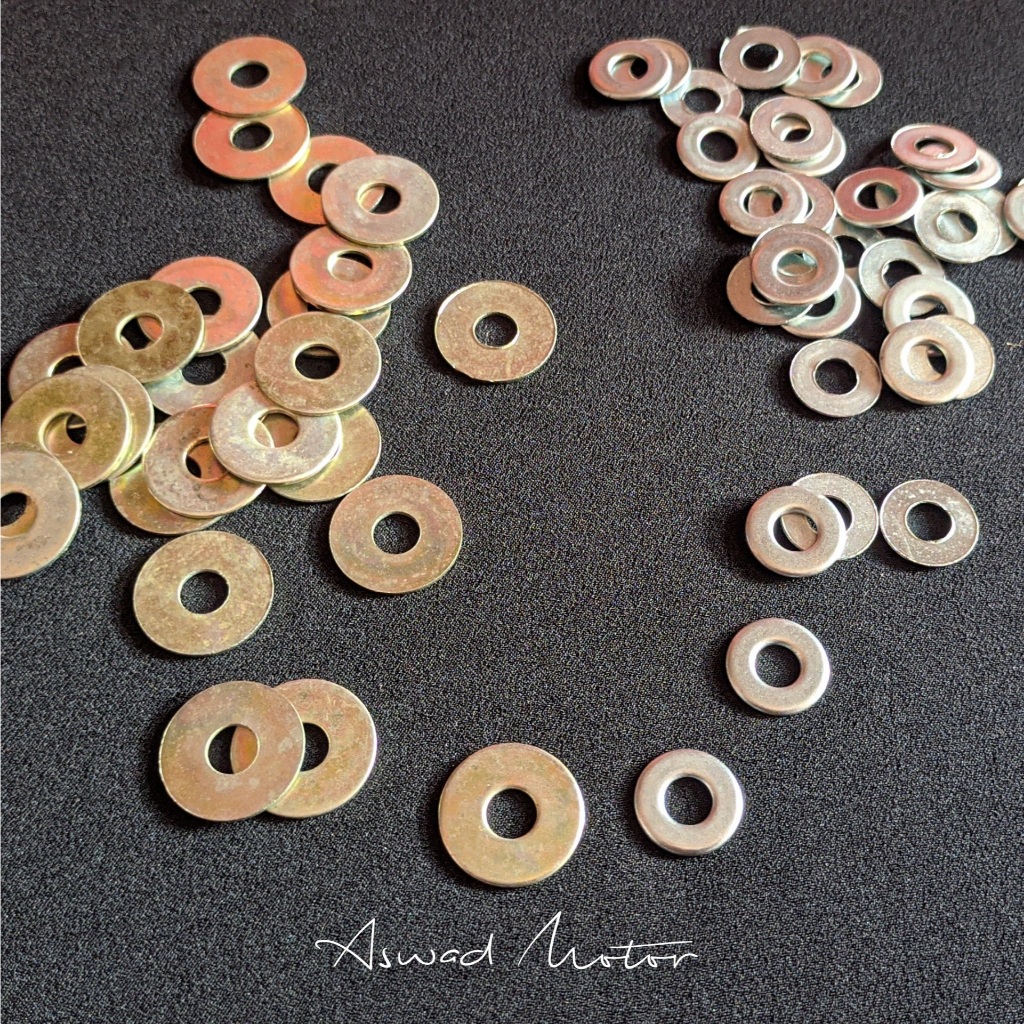 10pcs Ring M6 Ring Plat M6 standart M6 Lebar / Ring Besi M6 / Ring K10 M6 / Ring M6 K10 / Ring Plat 