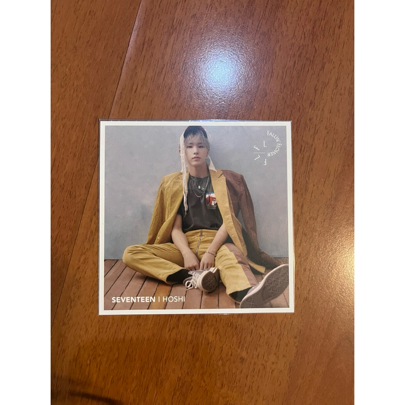 [READY STOCK] ENTRY CARD SEVENTEEN FALLIN' FLOWER ALBUM JAPAN HOSHI SEBONG SVT CARAT FLFL