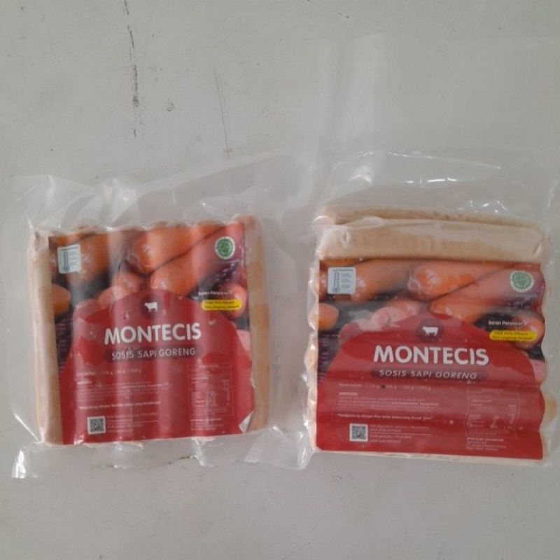

SOSIS SAPI MONTECIS / SOSIS SAPI GORENG MONTECIS / MONTECIS BEEF SAUSAGE (@176G ISI 6, @352G ISI 12)