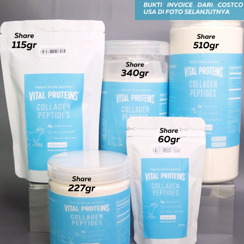 Vital Proteins Collagen Peptides Unflavored 227gr - 340gr - 510gr - 680 gr | Vital Proteins Collagen