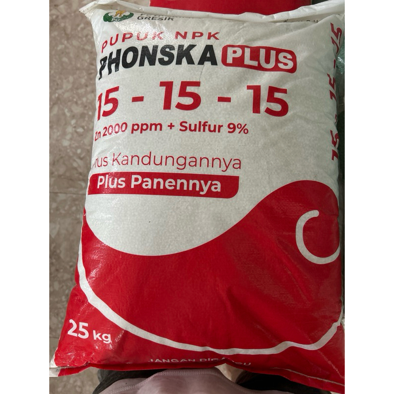 BEST Pupuk Phonska Plus Murah NPK 15-15-15 plus zink