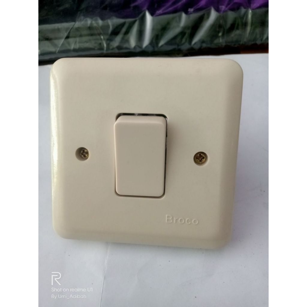 Broco saklar engkel 1 / broco saklar tunggal / saklar engkel 1 / broco engkel 1 / broco engkel tungg