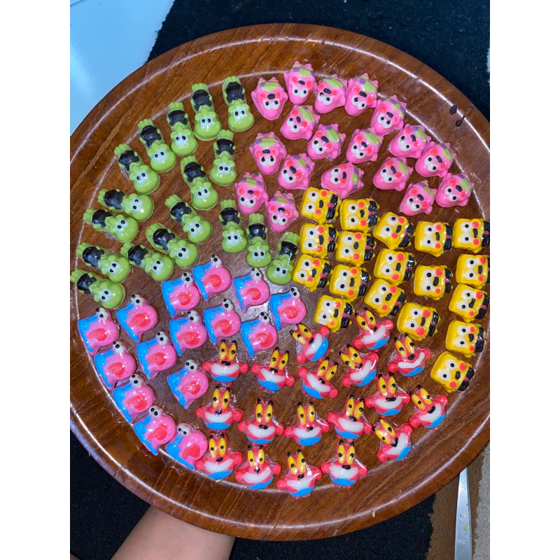 

coklat mini spongbob isi 100
