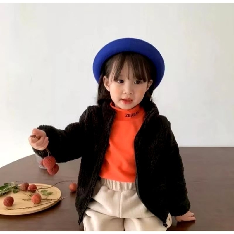 JAKET SHERPA ANAK //JAKET BULU ANAK / JAKET BULU TEBAL