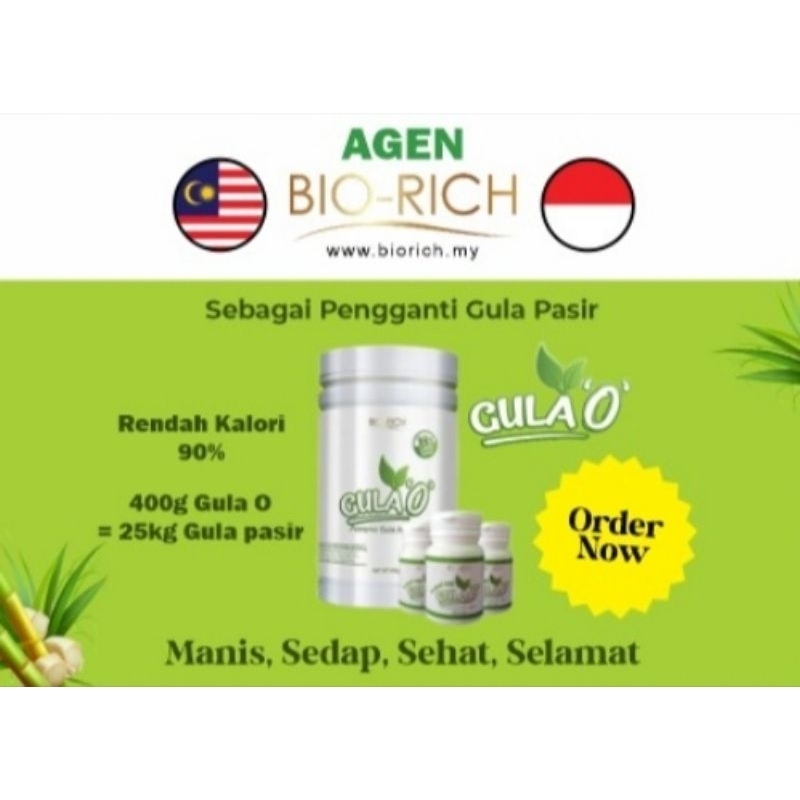 

Gula O dari BIO-RICH herbal Original