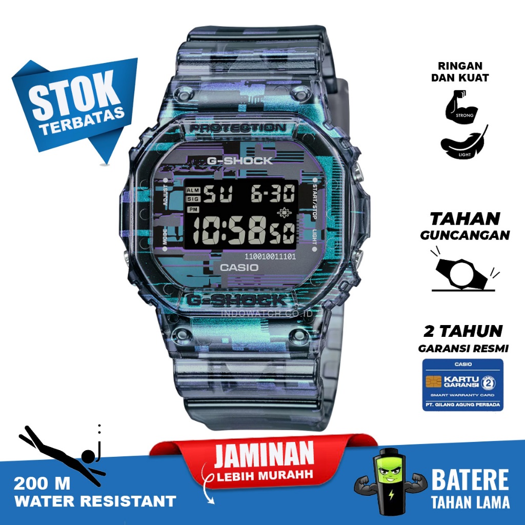 Casio G-Shock DW-5600NN-1 g shock gshock dw5600 dw 5600 5600nn original garansi resmi