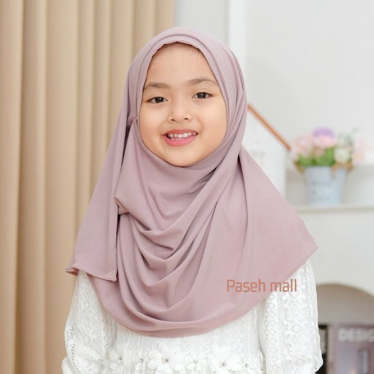 AISYAH Pashmina Instan Anak Kekinian Hijab Pasmina Instant Aisyah by Paseh mall