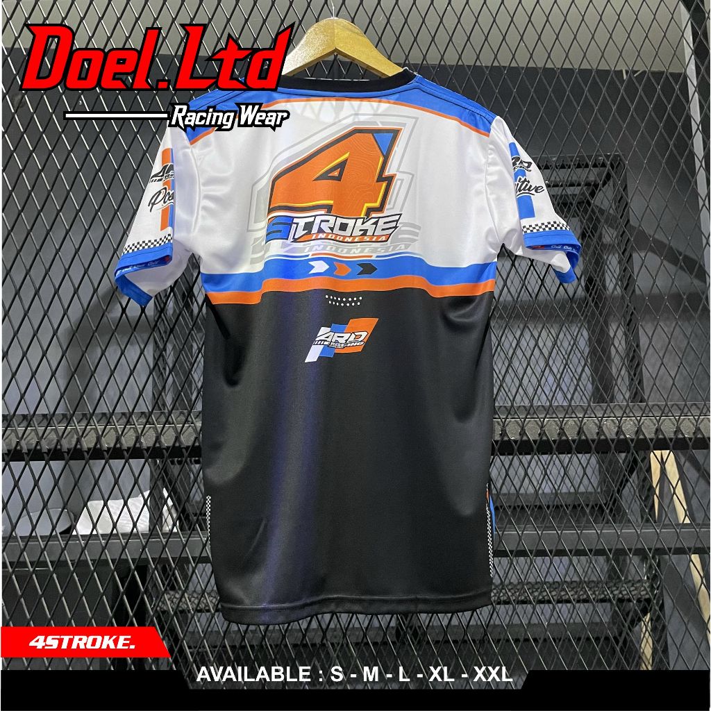 Kaos Jersey Racing 4stroke Premium Quality Full Printing Doel