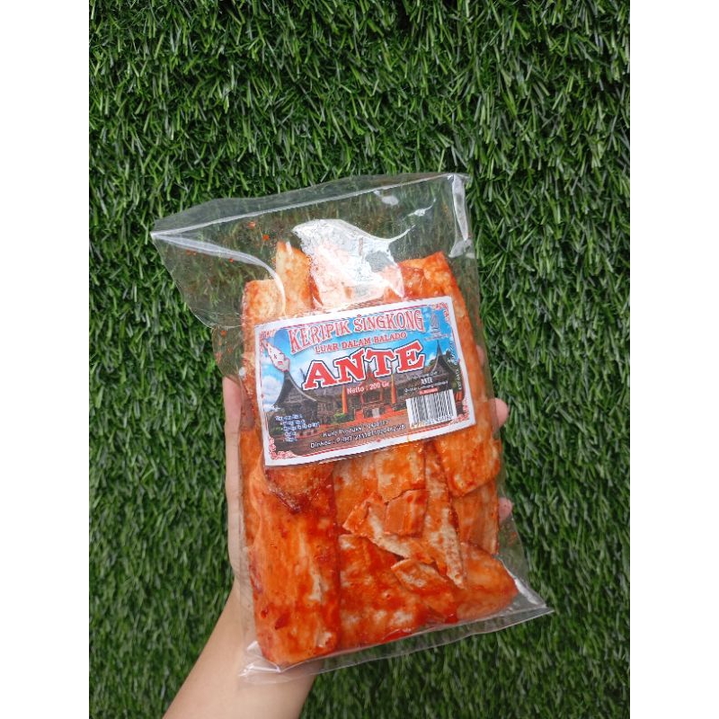 

Keripik Singkong Ante Luar Dalam Balado 200gr