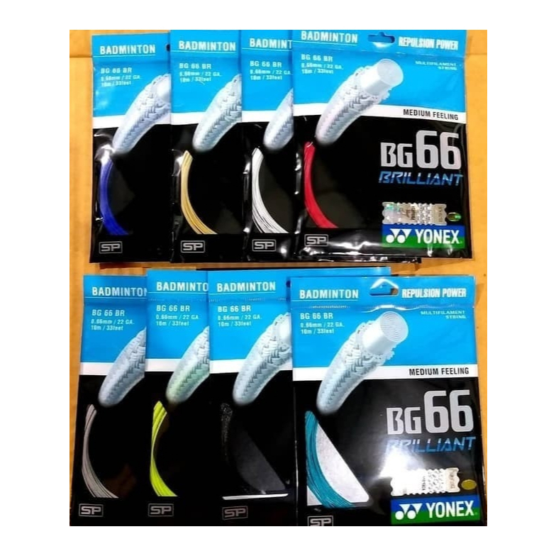 SENAR RAKET YONEX BG 66 BRILIAN ORIGINAL