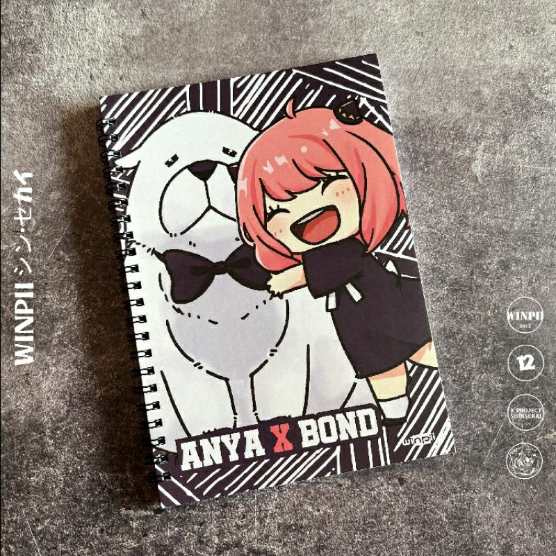 

Notebook Anya x Bond Anime Spy x Family