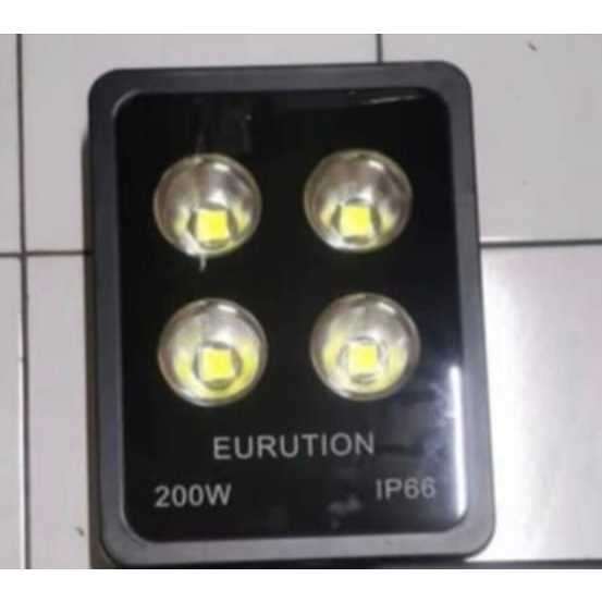 LAMPU SOROT COB 200WATT EURUTION IP66 LAMPU LED SOROT 200W OUTDOOR