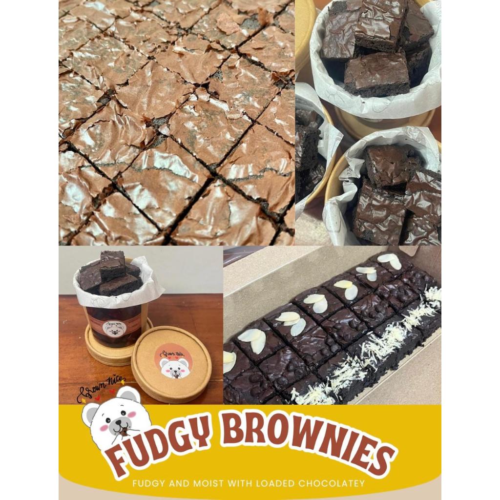 

FUDGY BROWNIES CHOCOLATE CUP/BOWL BY @BROWN.NICEID (MOHON BACA DESKRIPSI)