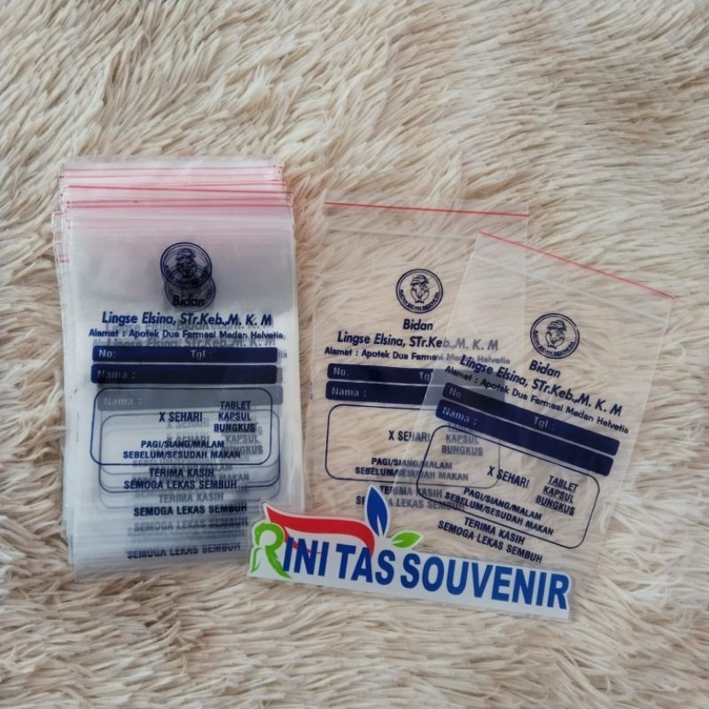 

Plastik Klip Obat Bidan Sablon