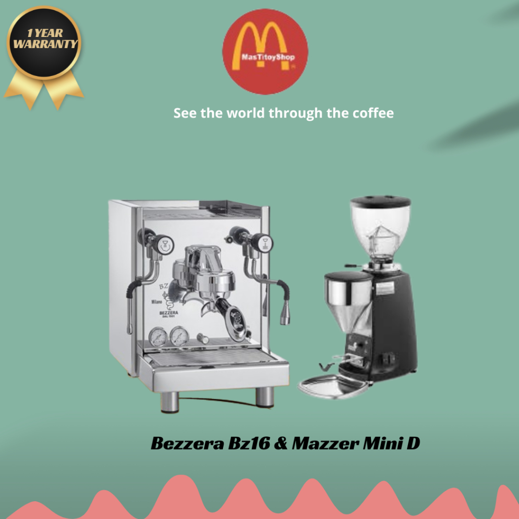 Paket Mesin Kopi Bezzera Bz16 With Mazzer mini D