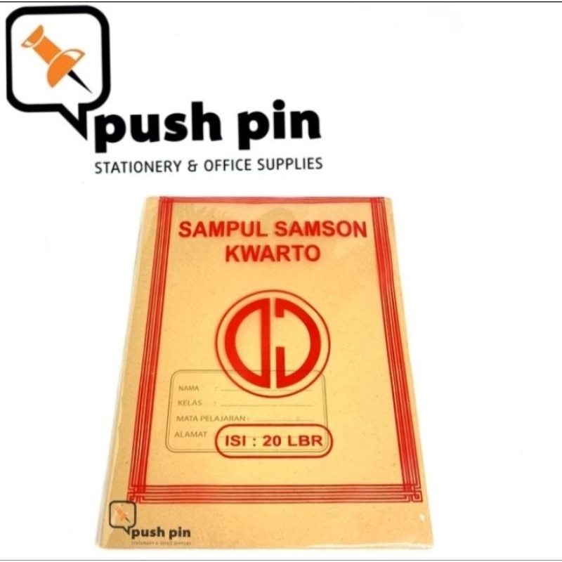 

Sampul Coklat Kwarto Nama isi 20 Lembar