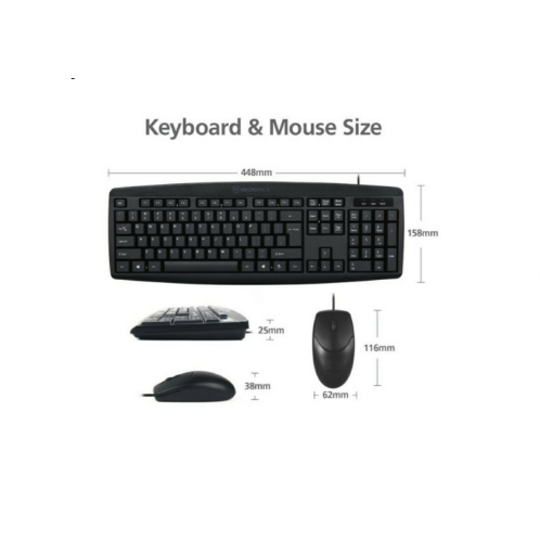 MicroPack Keyboard Mouse Combo KM-2003