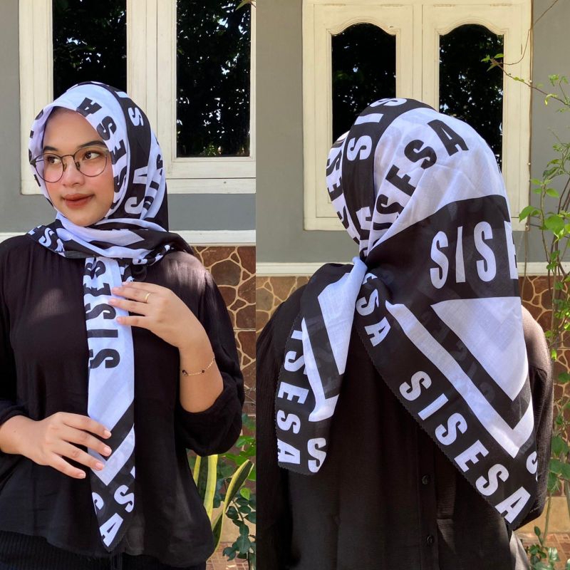 Sisesa Kw Segi Empat Voal Ala Motif Sisesa Else Lusercut