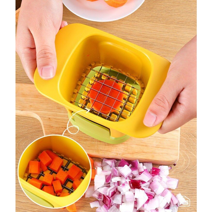 Alat Pemotong Bawang Kentang Alat Pengiris Dadu Alat Pemotong Kentang Wortel Oscar Dadu