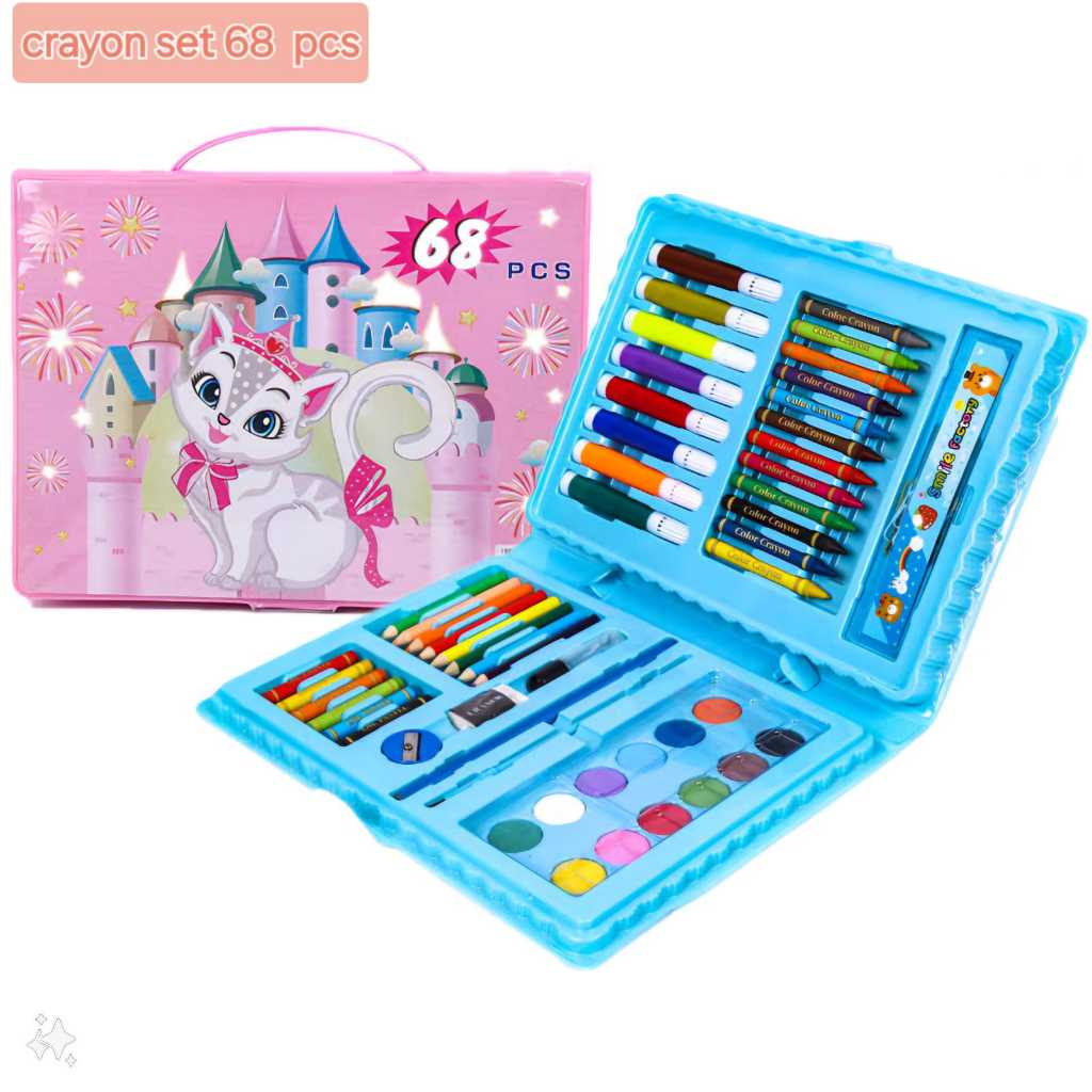 

ALAT GAMBAR ANAK CRAYON SET BOX 86 pcs