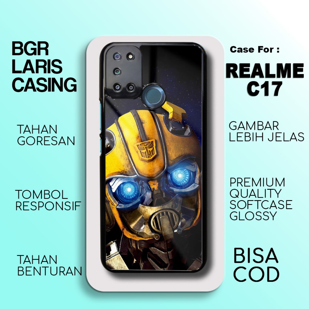 Case Realme C17 Terbaru - Realme C17 - Motif Robot01 - Hardcase Premium Glossy - Softcase Hp Realme 