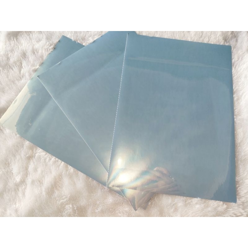 

⭐DIERS⭐STICKER MIROR/CHROM NICKEL/SILVER GLOSS HOLOGRAFIC WATER PROFF A4/1 LEMBAR