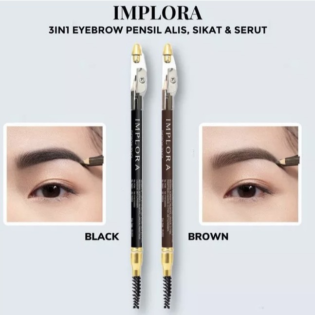 PENSIL ALIS IMPLORA EYEBROW pensil alis original