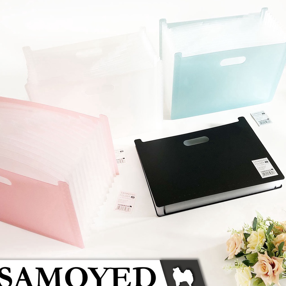 

KODE I7M2 Map Harmonika Sekat Expanding Folder Box File A4 Samoyed EFD4S