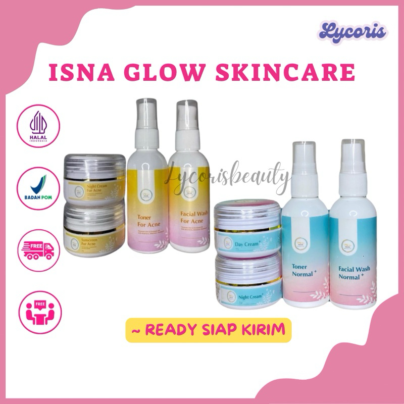 ISNA SKINCARE ISNA GLOW SKINCARE PAKET ISNA GLOW ORIGINAL