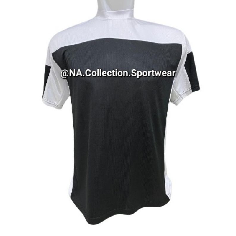 Jersey Kaos Olahraga Sepak Bola Futsal Hitam-Putih Murmer