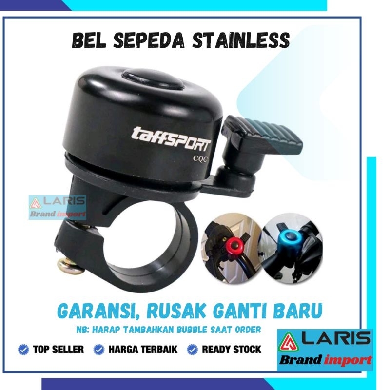 Taffsport Bel Sepeda Stainless Steel Safety Cycling Horn Bel Klakson - CQC Taffware