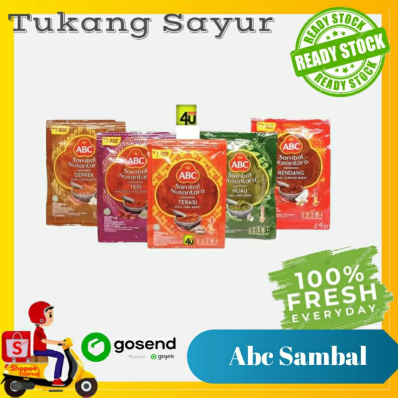 

ABC sambal terasi - Tukang Sayur Palembang