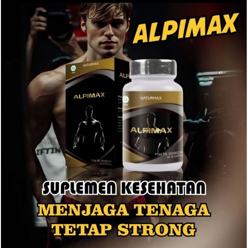 ALPIMAX OBAT KUAT HERBAL SUPLEMEN STAMINA TAHAN LAMA PERMANEN