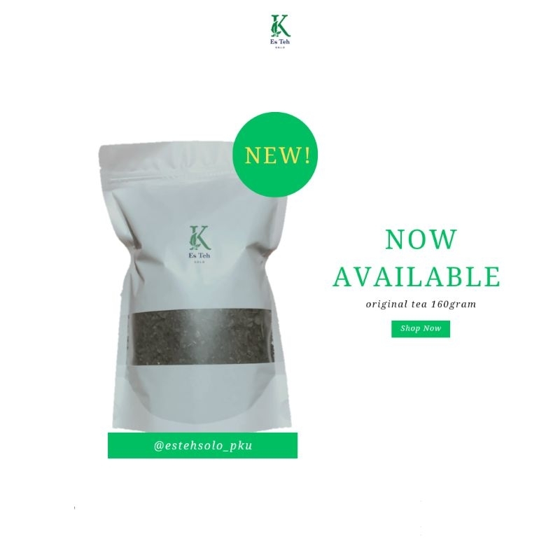 Bahan baku teh SOLO original 160g