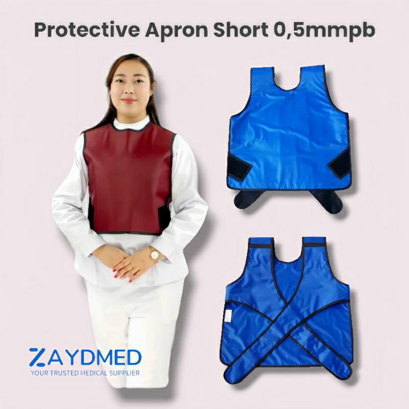 Apron Protective Short 0,5mmpb/ Apron Lead Stengah Badan 0,5mmpb