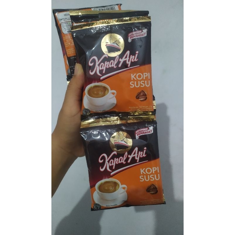 

Kapal Api Kopi Susu 1 Renteng isi 10 Pcs