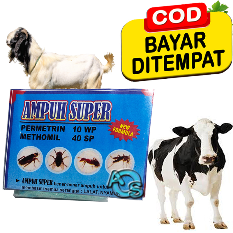 Obat Kutu Sapi Kerbau Anti Tungau Basmi Parasit Ampuh Super Serbuk Fast And Effective